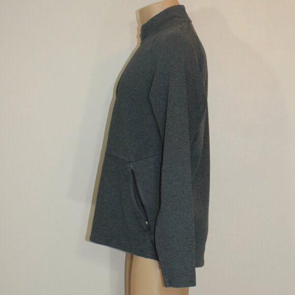 Lululemon  athletica At Ease Half Zip sport  Pullover  Gray Jacket Men's L - Picture 4 of 9